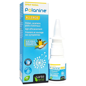 Polanine Allergie - Spray Nasal Aloe Vera et Duo d'Huiles Essentielles - 20 ml