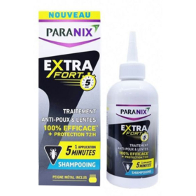 PARANIX Shampooing Traitement 5 Minutes Extra Fort Anti-Poux & Lentes - 200 ml