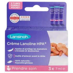 Crème HP Lanoline Mamelons Sensibles - 3 X 7 ml