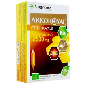 ARKOROYALE - Gelée Royale Bio 2500 mg - 20 ampoules