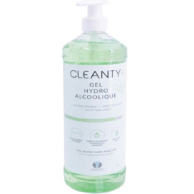 CLEANTY - Gel Hydro-Alcoolique Aloe Vera - 1L