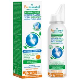 RESPIRATOIRE - Hygiène Nasale Spray Hydratant au Calendula Bio - 100 ml
