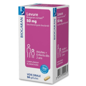 Levure 50 mg - Saccharomyces Boulardii - 50 Gélules