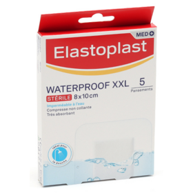 Pansement Sterile Waterproof XXL - 5 Pansements de 8 x 10 cm