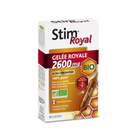 STIM ROYAL - Gelée Royale Bio 2600 mg - 20 Ampoules