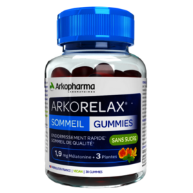 ARKORELAX - Sommeil - 30 Gummies Sans Sucre