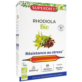 Rhodiola Bio Résistance au Stress - 20 Ampoules de 15 ml