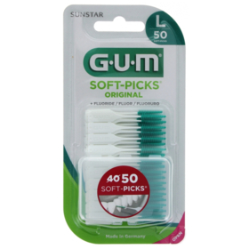 GUM Soft-Picks Original - Bâtonnets Interdentaires - 50 Unités