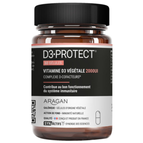 D3 PROTECT - Vitamine D3 Végétale 2000ui - 60 gélules