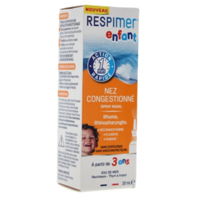 RESPIMER ENFANT - Spray Nasal Nez Congestionné - 20 ml