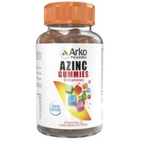 AZINC - Gummies 9 Vitamines - 60 Gommes