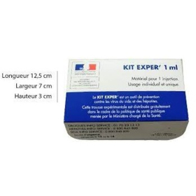 Kit Exper' 1ml  - Matériel pour 2 injections - anciennement Steribox