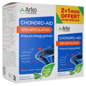 CHONDRO-AID - 100% Articulation - 180 Gélules ( 2 mois + 1 offert)