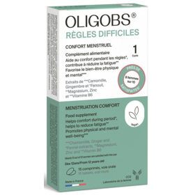 OLIGOBS - Confort Menstruel - 15 Comprimés