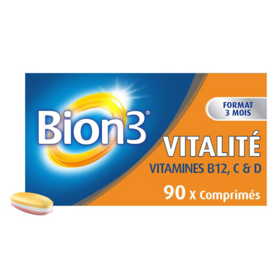 BION3 - VITALITE Vitamines B12,C&D - 90 Comprimés