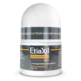 ETIAXIL MEN - Détranspirant Transpiration Excessive Peaux Sensibles Roll-On - 15 ml