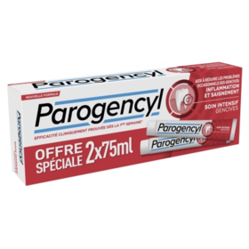 PAROGENCYL - Dentifrice Soin Intensif Gencives - Lot de 2 x 75 ml
