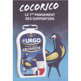 URGO Pansements Cocorico Supporter - 16 Pansements 3 Formats