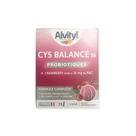 Alvityl Cys Balance 36 Probiotiques 15 gélules