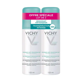 Vichy Déodorant Anti-Transpirant 48H Spray Lot de 2 x 125 ml