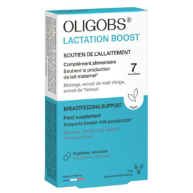 OLIGOBS - Lactation Boost - Soutien de l'Allaitement - 14 Gélules