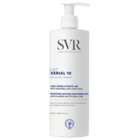 XERIAL - 10 - Lait Corps Hydratant 48H Lissant Anti-Squames Confort Intense - 400 ml