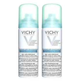 Vichy Déodorant Anti-Transpirant 48H Anti-Traces Spray Lot de 2 x 125 ml