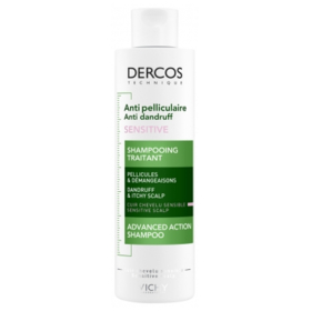 DERCOS - Shampooing Traitant Anti-Pelliculaire Sensitive - 200 ml