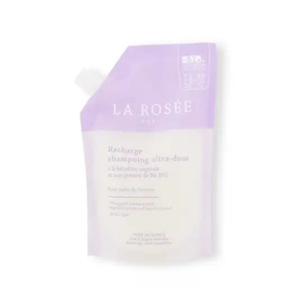 La Rosée Recharge shampoing ultra-doux kératine végétale et aux graines de lin BIO 400ml