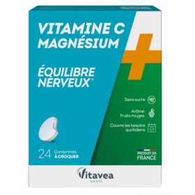 Vitamine C + Magnésium - 24 comprimés