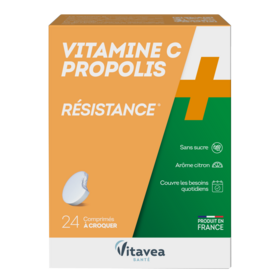 Vitamine C + Propolis - 24 comprimés