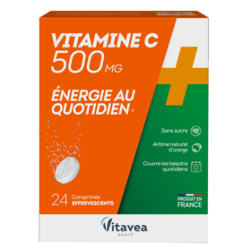 Vitamine C 500 mg - 24 comprimés effervescents