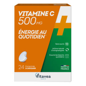 Vitamine C 500 mg - 24 comprimés à croquer