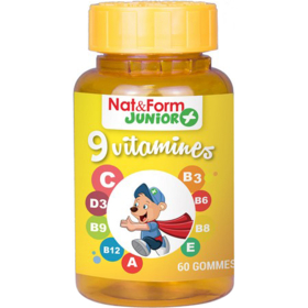 9 Vitamines Ours - 60 gommes