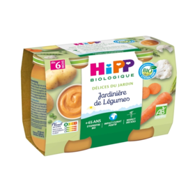 HiPP Délices du Jardin Jardinière de Légumes 2x190g