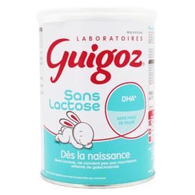 Guigoz Lait en Poudre Sans Lactose 1er âge - 400 g