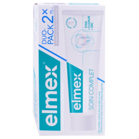 ELMEX SENSITIVE PLUS - dentifrice Soin Complet - 2 x 75 ml