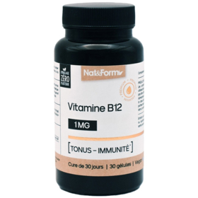 Vitamine B12 1mg - Tonus & Immunité - 30 Gélules