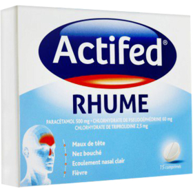 ACTIFED - Rhume - 15 comprimés