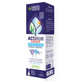 ACTIRUB - Spray Nasal Enfant - Fluidifie et Hydrate - 120 ml