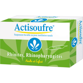 ACTISOUFRE - Rhinites & Rhinopharyngites - 30 ampoules