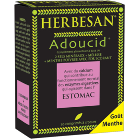 ADOUCID - Estomac Menthe - 30 comprimés