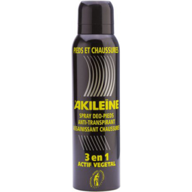 AKILEINE - Spray Déo Pieds & Chaussures Noir - 150 ml