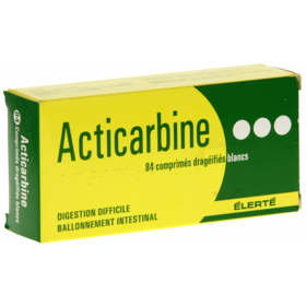 Acticarbine - Digestion difficile et ballonnement - 84 comprimés enrobés