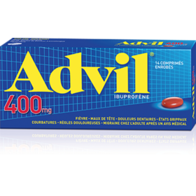 Advil 400 mg Ibuprofène - 14 comprimés enrobés
