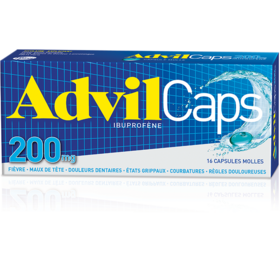 Advil Caps 200 mg Ibuprofène - 16 capsules molles
