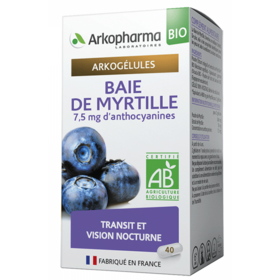 ARKOGELULES - Baie de Myrtille Bio - 45 gélules