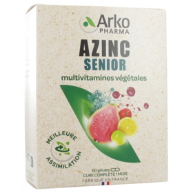 AZINC - Senior - Multivitamines Végétales - 60 gélules