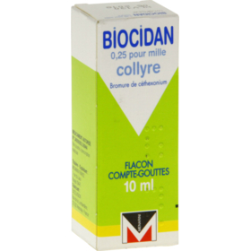 BIOCIDAN - Collyre 0,025 % Flacon Compte-Gouttes - 10 ml