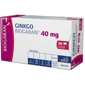 Ginkgo 40 mg - 90 comprimés